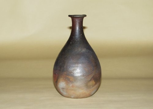 備前焼 花瓶 花入 備前焼名工 中村 六郎 備前 花瓶 花入 : 古美術植松 - 通販 - Yahoo